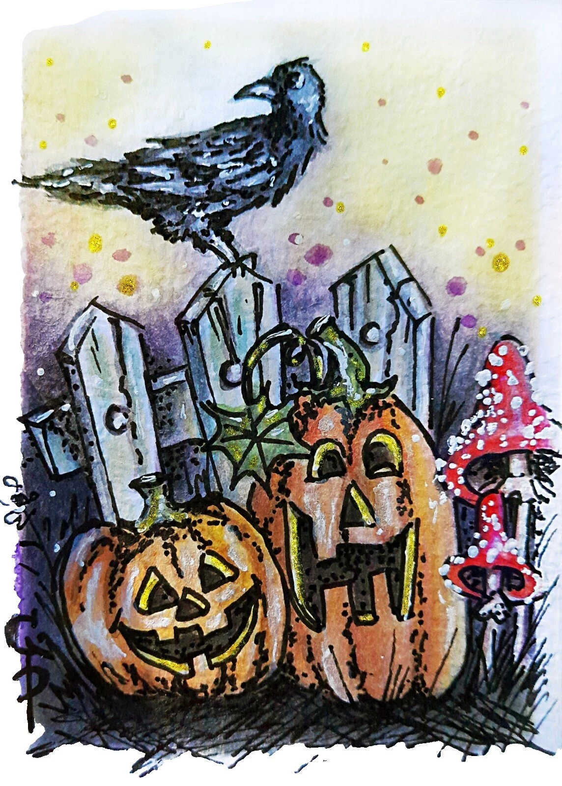 Arte en miniatura de Halloween