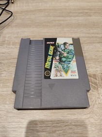 NES METAL GEAR NTSC USA JUST THE CART 100% ORIGINAL