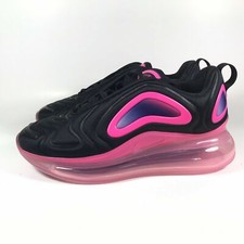 Nike Air Max 720 GS Black Laser Fuchsia Sneakers AQ3196-007 Size 3.5Y - 5.5Wmns