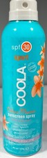 (AS IS) Coola Sport SPF 30 Sunscreen Spray Citrus Mimosa, 6 oz - SEE DESCRIPTION 2.66 per gallon