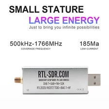 RTL-SDR Blog V3 RTL2832U 1PPM TCXO HF BiasT SMA Software Defined Radio R820T2 H3