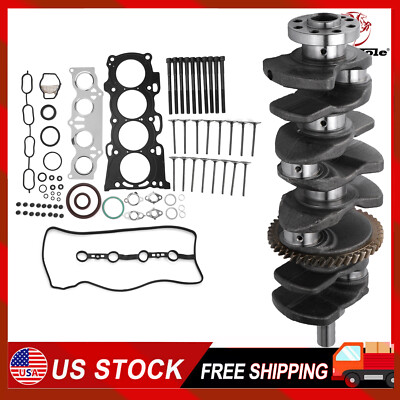 2.4L L4 2AZFE Crankshaft Head Gasket Bolts Set For Toyota Camry Rav4 Scion tC xB