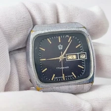 ⭐Rare VINTAGE Soviet watch POLJOT mechanical 2614.2H 17 jewels Made in USSR 80s-