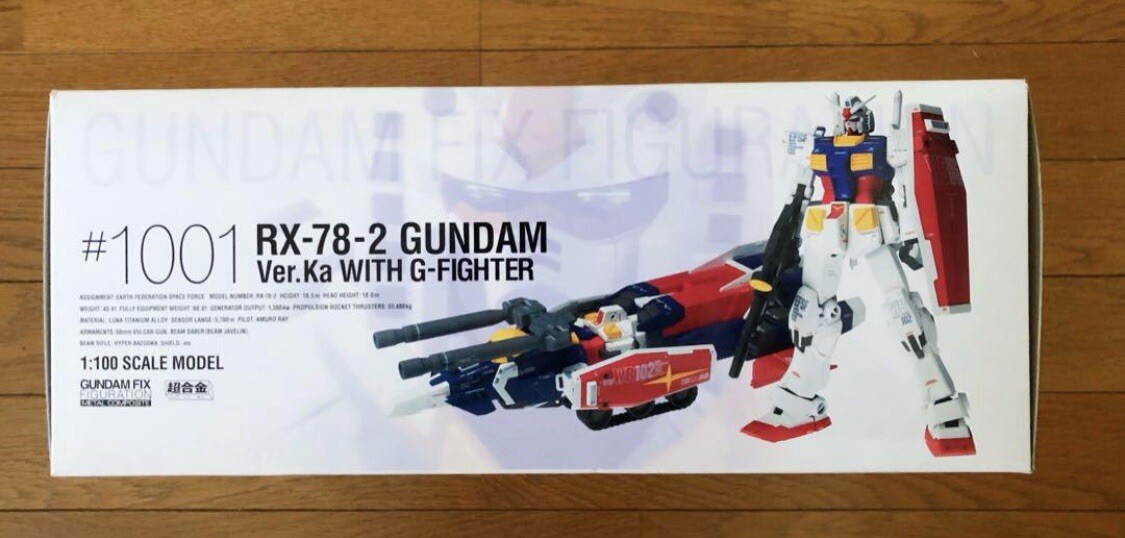 BANDAI 1:100 GFF METAL COMPORX-78-2 GUNDAM Ver.Ka WITH G-FIGHTER