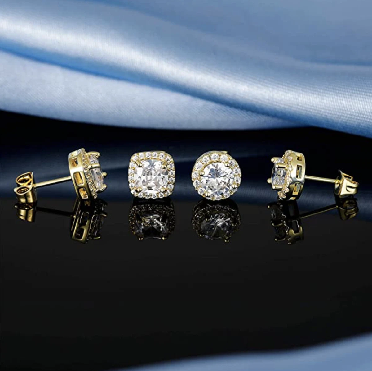 Square hotsell sparkly earrings