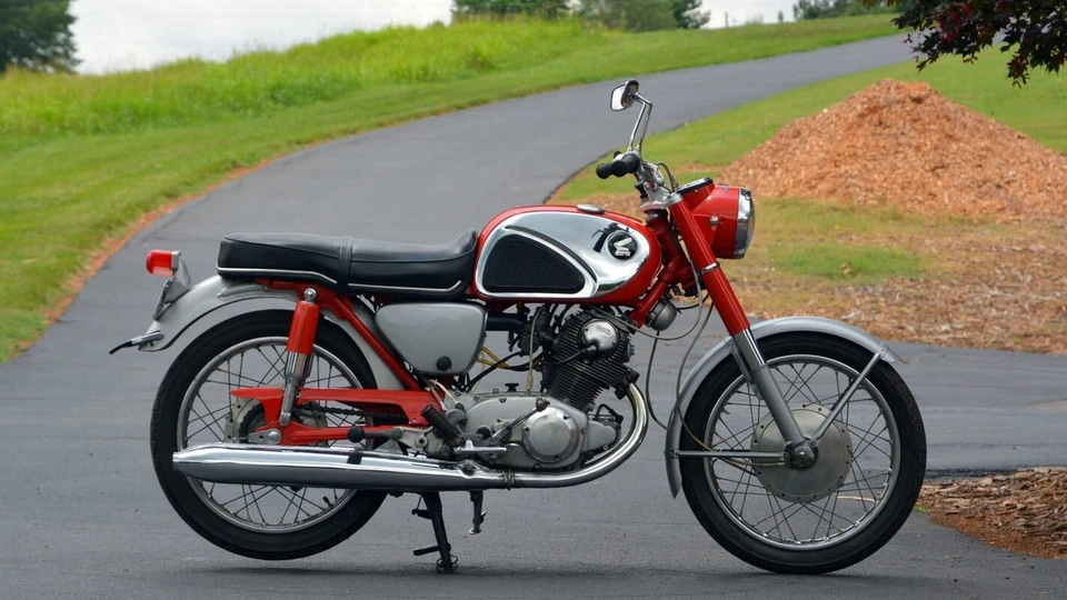 Asiento clásico de repuesto para Honda CB72 CB77 305 negro Super Hawk 1962-1968 Foto 2 de 4