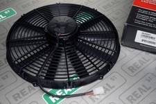 Spal 16 In High Performance Pusher Radiator Cooling Fan 2036 Cfm Straight Blades