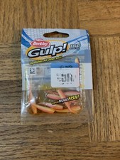 Barkley Ice Gulp Minnow Orange Yellow-BRAND NEW-SHIPS N 24 HOURS