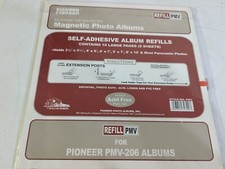 Pioneer photo album REFILL pages PMV-206 magnetic self-adhesive 5 sheets NEW