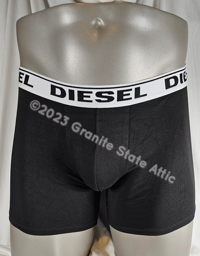 Diesel 3er Pack lange Badehosen XL Baumwolle Stretch schwarz UMBX Sebastian 3,5" Schrittlänge - Bild 2 von 8
