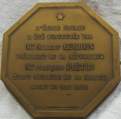 MED13031 - NAVAL SCHOOL OF BREST MEDAL - Picture 2 of 5