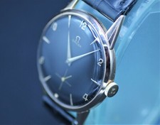 Omega, TRESOR 18kt Pink Gold Black Oversize Honeycomb Dial, wristwatch, 37 mm.