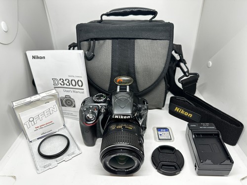 Nikon D3300 24.2MP DSLR Camera w/ AF-S DX 18-55mm 3.5-5.6 VR II Lens