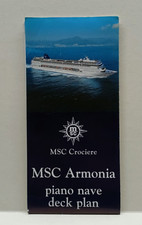 MSC Crociere Nave Armonia - Piantina Nave / Cabine (Deck Plan)