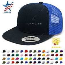 Classic Solid Mesh Trucker Hat Plain Snapback Cap Adjustable Outdoor Sun Hat CS