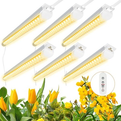 8 Pack Indoor LED Grow Light 4FT Plant Growing Lamp Full Spectrum 40W Greenhouse