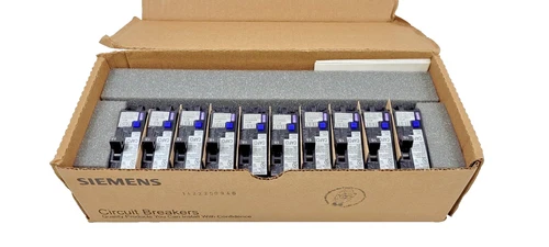 (QTY. 10) Siemens QA115AFCN 15A 1-Pole Plug-On Neutral Circuit Breaker NEW!