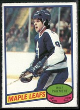 1980-81 O-Pee-Chee Wilf Paiement #225 Toronto Maple Leafs