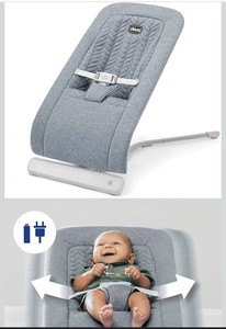 Chicco-E-Motion Auto-Glider & Bouncer. Color: Grey