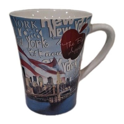 New York City souvenir Coffee Tea Mug 10 oz. Statue of Liberty New York Skyline