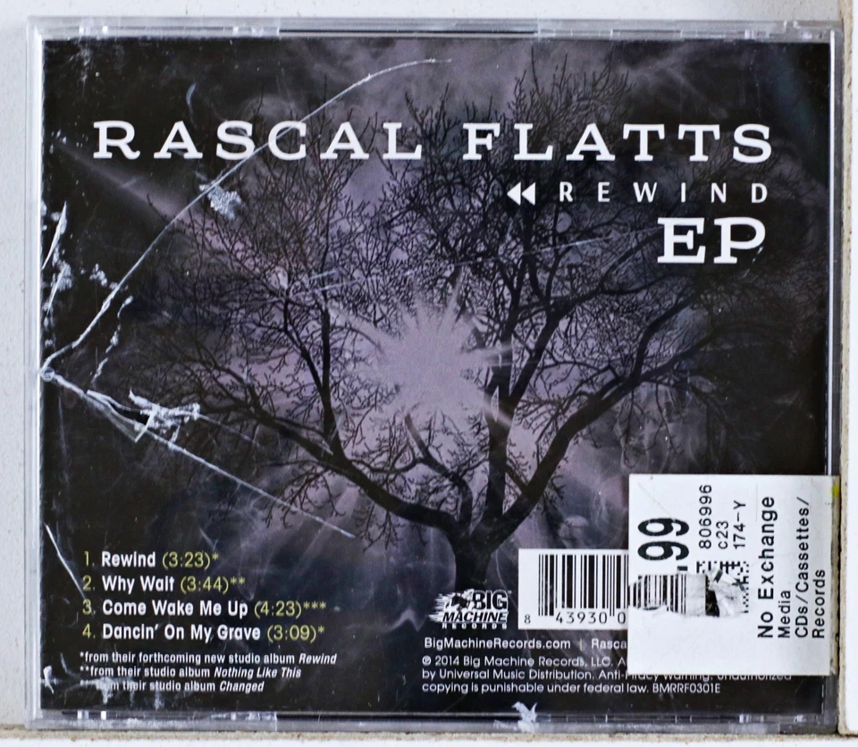 Rascal Flatts - Rewind (CD 2014) Foto 2 de 2