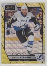 2023-24 O-Pee-Chee Platinum Neon Yellow Surge Steven Stamkos #76 e9p