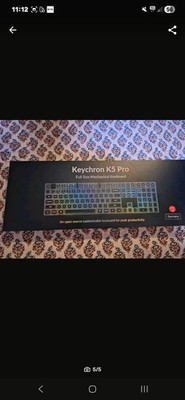 Keychron K5 PRO Ovp Qwertz Iso Ger/Deutsches LAYOUT Brown SWITCH ABS keycaps