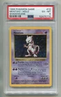 1999 WOTC POKEMON GAME BASE SET SHADOWLESS MEWTWO #10/102 HOLO RARE FOIL PSA 6
