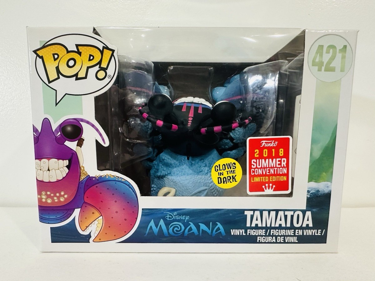 NEW Funko POP! Moana: Neon Tamatoa GITD - 2018 Summer Con SDCC 421