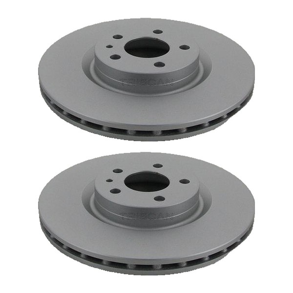 2 Bremsscheiben BelüFtet Ø 284 Mm Triscan Bremsen-Expertise FüR Fiat 500L-image