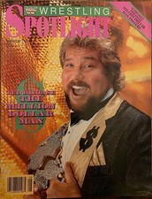 WWF Spotlight Magazine  #8 The Million Dollar Man Ted DiBiase *Has Poster*     B