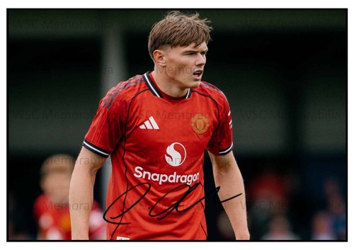 12089. Ethan Ennis Signed Pictures A4 Prints Man United Doncaster Fleetwood