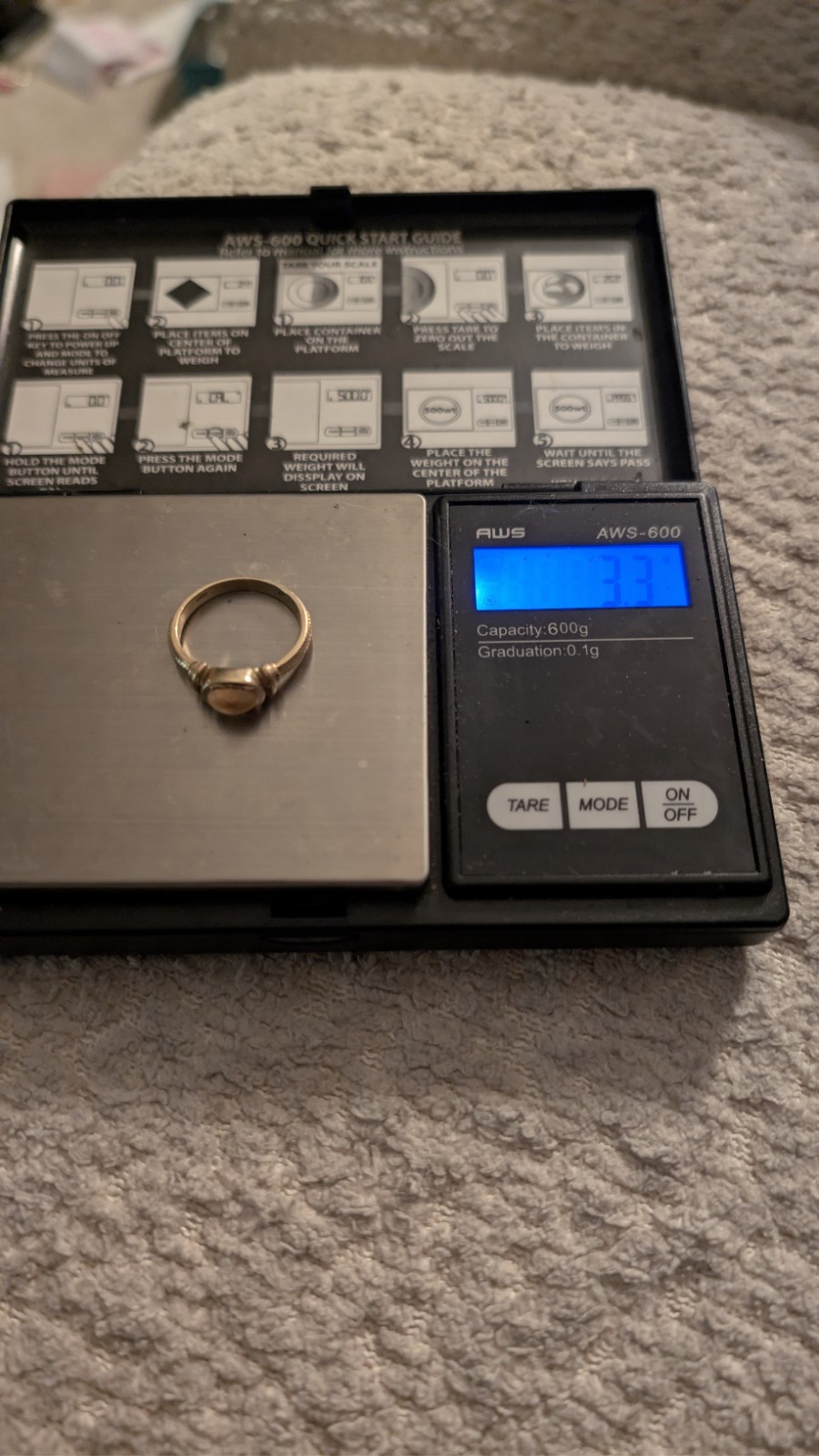 Yellow Gold Ring - image 3