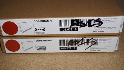 2 Set Ikea SODERHAMN Cover for Armrest , Tonerud Red - 105.673.18