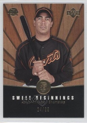 2004 Sweet Spot Beginnings Wood Variation 24/99 Angel Chavez #94 Rookie RC 0b5