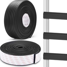 Wesiti 16.4ft Bunk Bed Ladder Pads, Self-Adhesive Corner Protectors, Black, 2 Ro