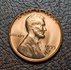 1955 S LINCOLN WHEAT PENNY UNC #P2164