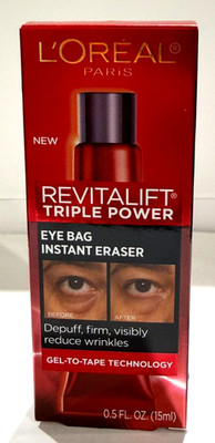 L Oréal Revitalift Triple Power Eye Bag Instant Eraser Eye Tightener 1 Tube