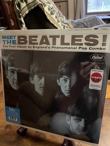 MEET THE BEATLES 60th ANNIVERSARY VINYL LP - BLUE VINYL- BRAND NEW AND SEALED!