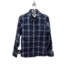 Abercrombie Fitch Men's Muscle Fit Plaid Button-Down Shirt, Size S