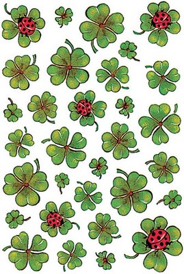 HERMA Sticker DECOR ''Kleeblätter'' 3 Blatt à 31 Sticker