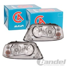 2X ALKAR HALOGEN SCHEINWERFER LINKS+RECHTS passend für SEAT ALHAMBRA VW SHARAN