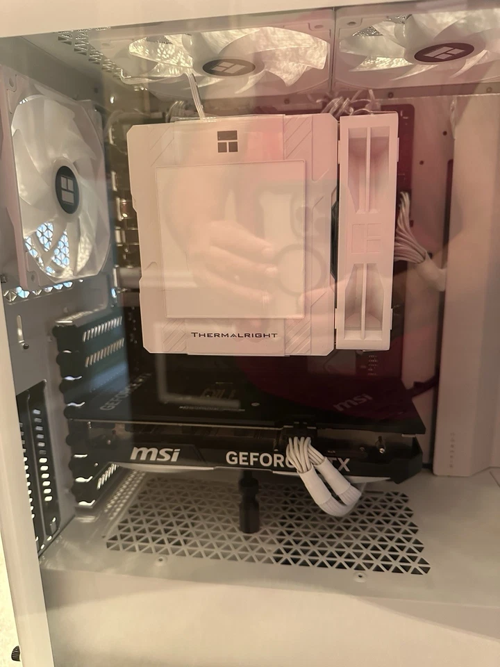 WHITE Custom Gaming PC- AMD RYZEN 7 5700x/ 2TB Storage/ 32GB RAM/ MSI RTX 4070 - Image 4 of 4