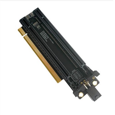 PCI-E 4.0 X16 1 zu 2 Erweiterungskarte Gen4 Split Card PCIe-Bifurkation X167810