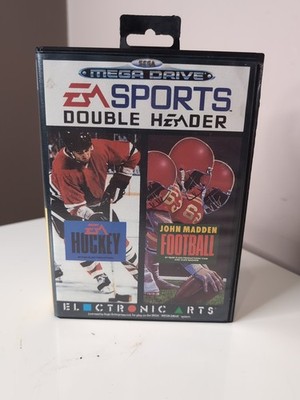 EA Sports Double Header Sega Mega Drive PAL Retro Classic Videospiel mit Handbuch