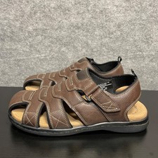 Dockers Searose Men's Sandals 10 Wide Brown Briar Fisherman Strap Comfort Shoes