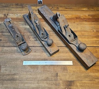 Antique Tools WOODWORKING Plane Mixed Lot Bench Planes BAILEY TRANSITIONAL ☆USA