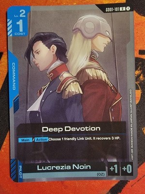Gundam Card Game Deep Devotion Newtype Rising GD01-101 Near Mint Foil