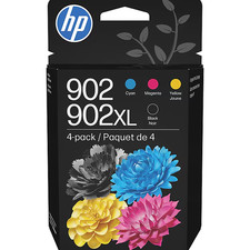 New Genuine HP 902XL Black HP 902 Regular Color Ink Cartridges Exp 2028