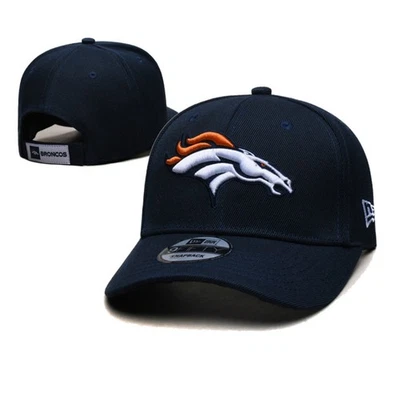 NEW ERA DENVERS BRONCOS BLUE HAT MVP AUTHENTIC NFL FOOTBALL TEAM ADJUSTABLE CAP NEW